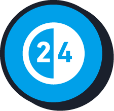 24時間稼働する