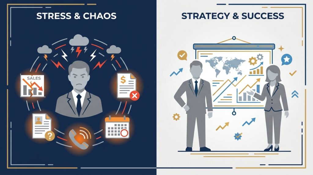 経営者の現状と理想の対比