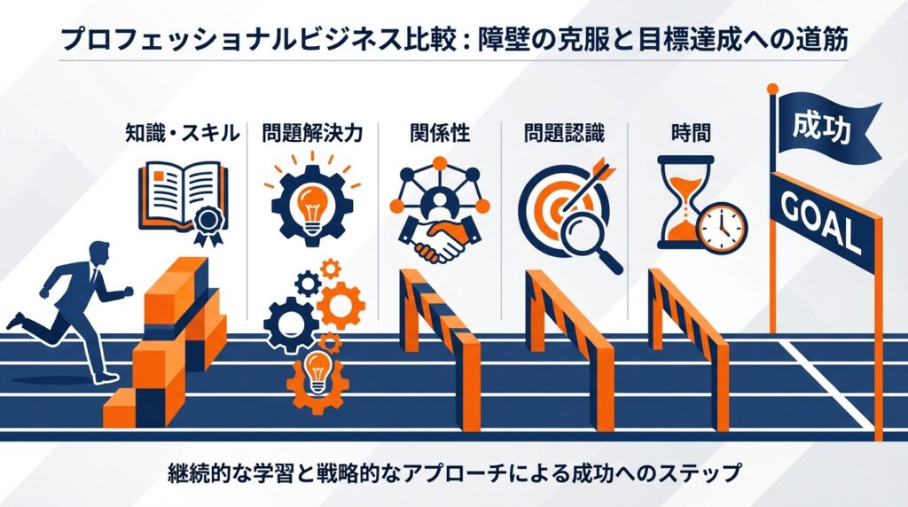 育成を阻む「5つの壁」のハードル